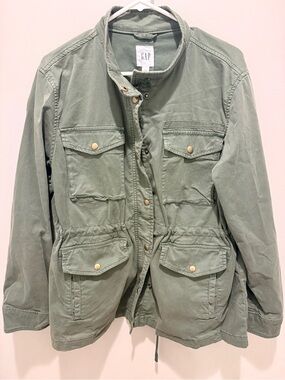 Gap green utility jacket